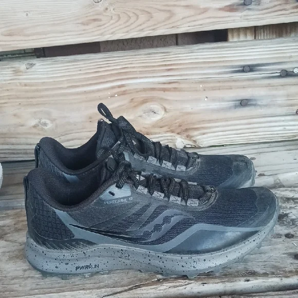 Men's Black Running Shoes - Picture 5 of 10